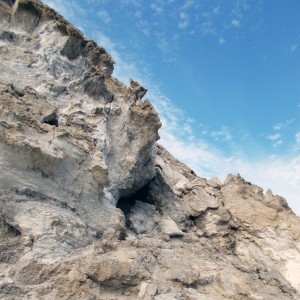 An evaporite dome in the Canadian High Arctic.